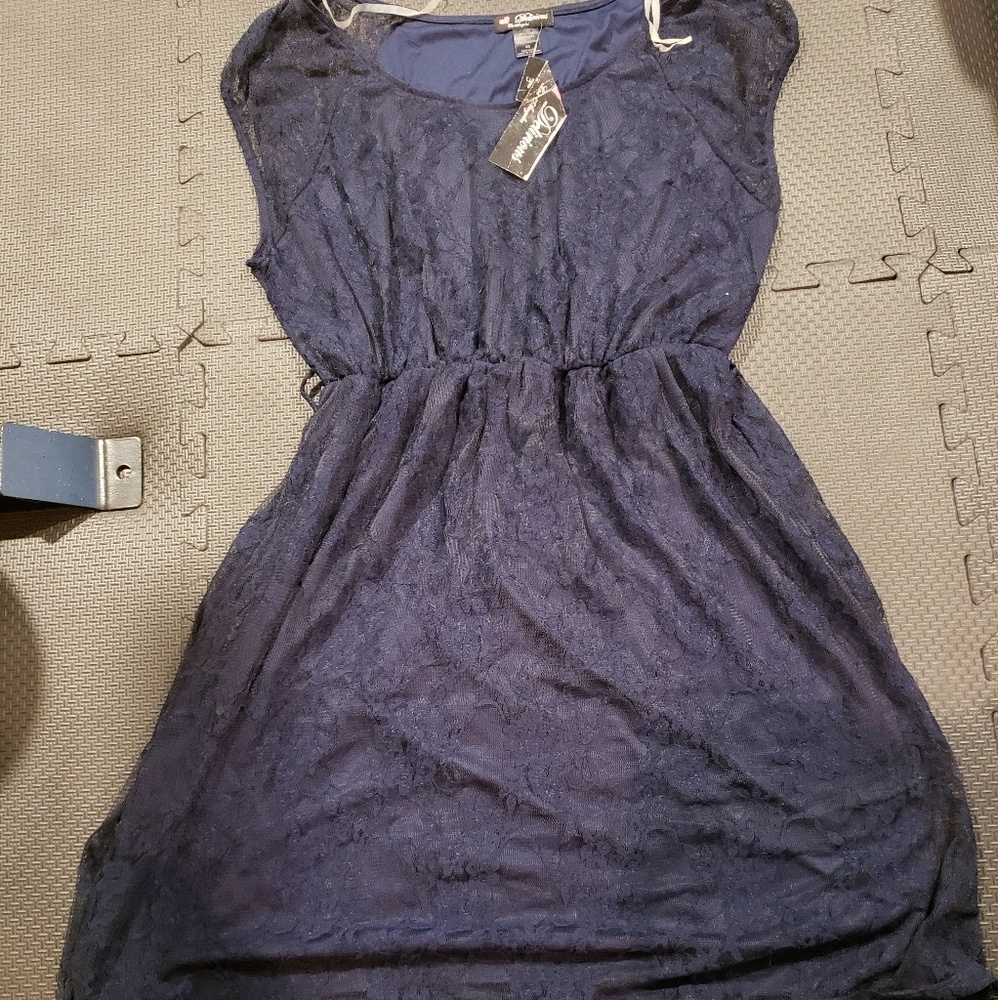 Navy Lace Dress